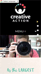 Mobile Screenshot of creativeaction.org