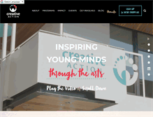 Tablet Screenshot of creativeaction.org