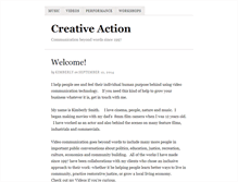 Tablet Screenshot of creativeaction.ca